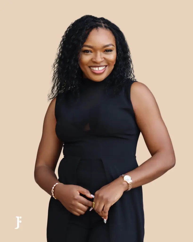 A self porttrait of Janefrances Christopher (Lady) – Founder of Mentorix UX Design Mentorship